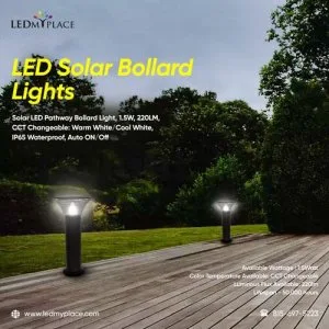 Order Now LED Solar Bollard Lights the Most Durable Outdoor Ligh