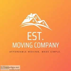 EST. MOVING COMPANY FLAT RATE NO HOURLY CHARGE