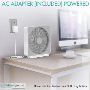 Panergy 10 Inch Box Fan 3 Strong Speeds Aromatherapy Function