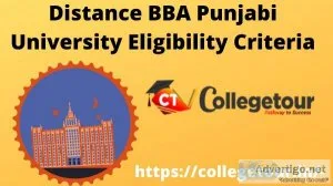 Distance BBA Punjabi University Eligibility Criteria