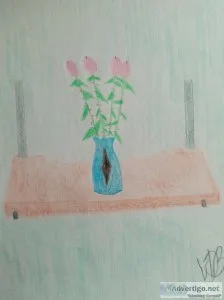 Vase of Roses