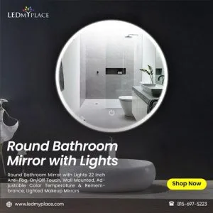 Find Out Round Bathroom Mirror with Lights at an Affordable Pric