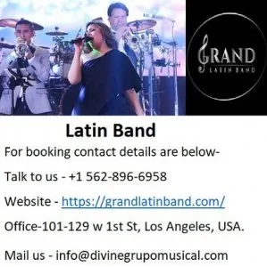 Grand Latin Band for Hire at best price in California.