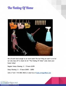 &quotTHE FEELING OF HOME&quot Cleaning Services