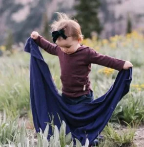 Merino Wool Thermal Swaddle Blanket for Kids  Iksplor