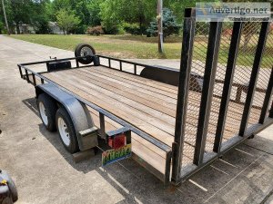 2008 7 x16  Bed Lone Wolf Trailer