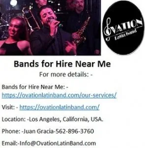 Versatile Ovation Live Latin Bands for Hire Near Me.