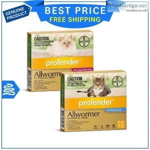 Profender Allwormer for Cats to Control and Treat Worms