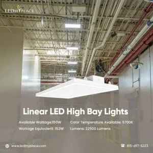 Shop Now Linear LED High Bay Lights from LEDMyplace