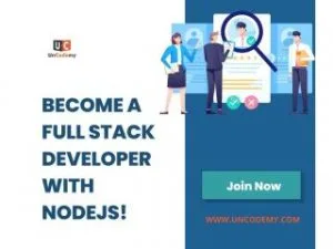 Become a full stack developer with nodejs