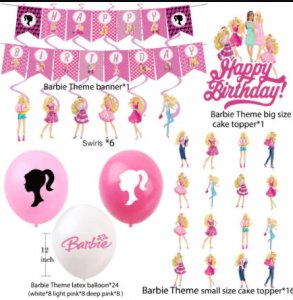 Buy Best Barbie Birthday Party Online - Kidz Party Store