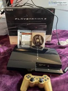 0riginal 1st Gen PlayStation 3 20 Gig Console Rare Like New Bund