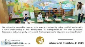 Learning Matters  Educational Preschool in Delhi for children  A