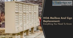 HOA Mailbox And Sign Replacement Everything You Need To Know