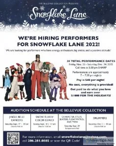 Snowflake Lane 2022 Auditions