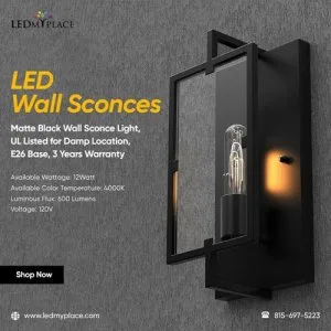 Shop Now LED Wall Sconces Add Embellishing Lighting to Your Inte