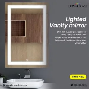 Buy Now Lighted Vanity Mirror the Perfect Gift for Your Bathroom