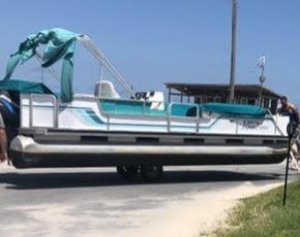 1992 Aqua Pontoon Boat 24 ft