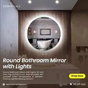 Get the Perfect Bathroom Look with a Round Bathroom Mirror with 