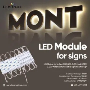 Buy LED Modules for Signs for Your Location at Cheap Prices