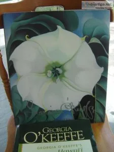 GEORGIA  O KEEFE 3 art books. large oversize hardcovers w dust j