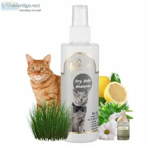 Pet Life Organic Dry Bath Shampoo For All Cat Breeds