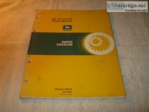 Like New - John Deere Parts Catalog &ndash 65 66 and 68 Riding M