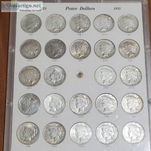 Fn Peace dollar coins for sale