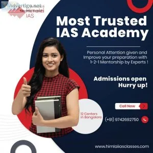 Get admissions for ias classes with the best ias coaching in ban