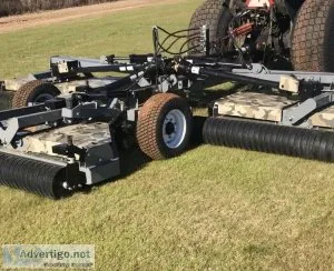 Tri Deck Roller Mower Commercial 130&quot - 204&quot Cutting Wid