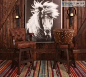 Use Western Bar Stools to Phase in More Beauty Within The Space