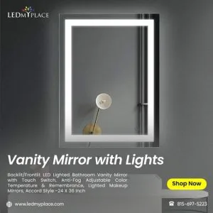Find the Vanity Mirror with Lights from LEDmyplace
