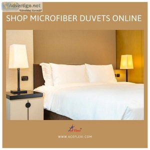 Shop microfiber duvets online - ace flexi
