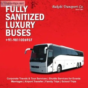 Luxury bus rental