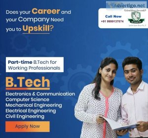 Btech engineering course for working professionals 2022