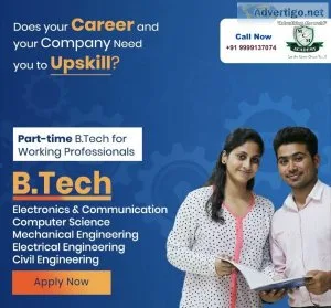 Btech engineering course for working professionals 2022