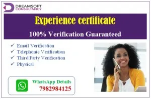 Experience certificate provider in Kolkata
