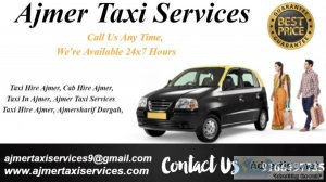 Taxi in ajmer , car rental services in ajmer , ajmer car rental