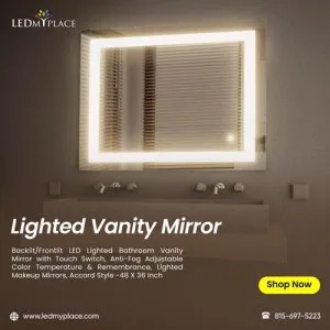 Get an excellent Lighted Vanity Mirror for your bathroom at the 