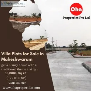 Residential plots for sale in maheshwaram