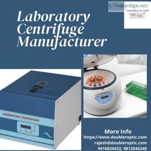 Laboratory centrifuge manufacturer | double r optics