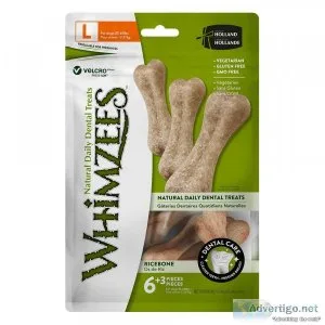 Buy Whimzees RiceBone M-L Value Bag Online