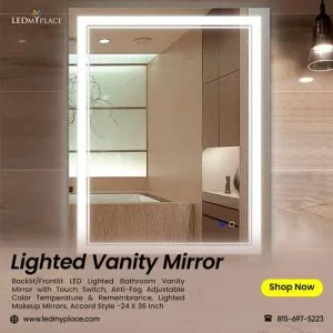 Shop Now Lighted Vanity Mirror Take your vanity to the next leve