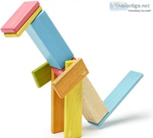 14 Piece Magnetic Wooden Block Set
