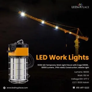 Get the Brightest LED Work Lights with a 50000-Hour Lifespan