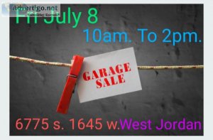 Garage Sale 6775 s. 1645 w. West Jordan