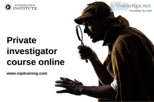 Private investigator course online
