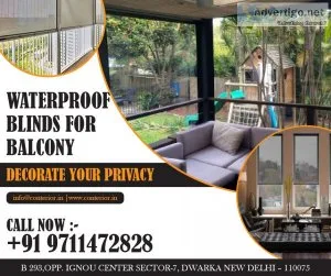 Waterproof blinds for balcony in delhi