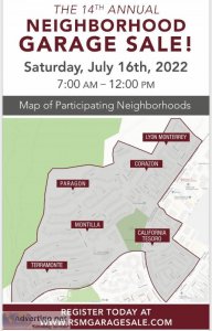 14th Annual RSM Garage Sale BACK and BIGGER THAN EVER