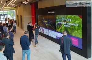 Interactive video wall displays